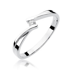Pierścionek W137 Diament...