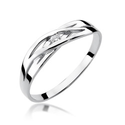 Pierścionek W156 Diament...