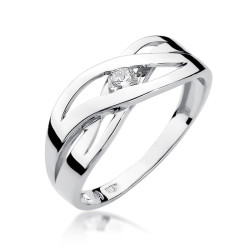 Pierścionek W156 Diament...