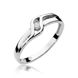 Pierścionek W178 Diament...