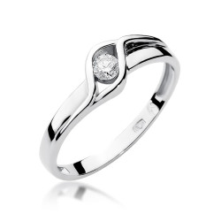 Pierścionek W178 Diament...