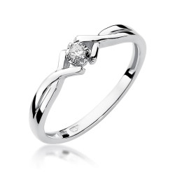 Pierścionek W190 Diament...