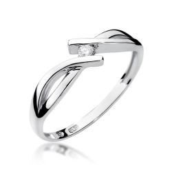 Pierścionek W191 Diament...