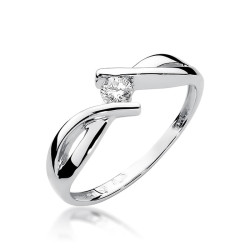 Pierścionek W191B Diament...