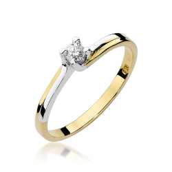 Pierścionek W093 Diament...