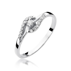 Pierścionek W237 Diament...