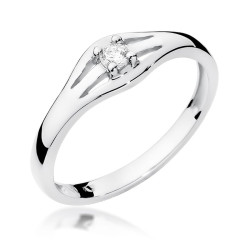 Pierścionek W254 Diament...