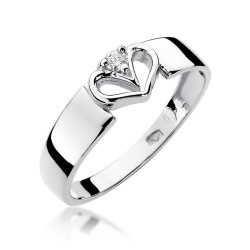 Pierścionek W279 Diament...