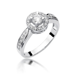 Pierścionek W363 Diament...