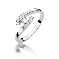 Pierścionek W372 Diament...