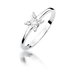 Pierścionek W376 Diament...