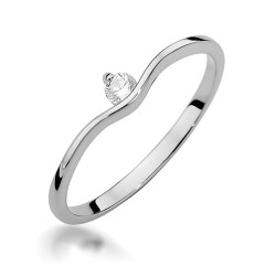 Pierścionek W385 Diament...