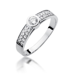 Pierścionek W389 Diament...