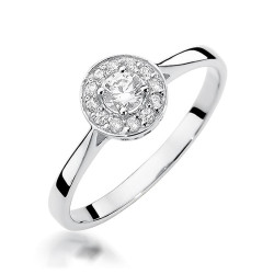 Pierścionek W390 Diament...