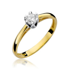 Pierścionek W133 Diament...