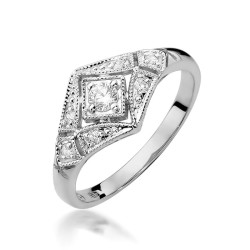 Pierścionek W412 Diament...