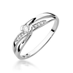Pierścionek W415 Diament...