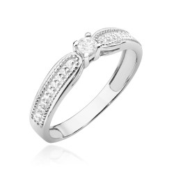 Pierścionek W449 Diament...