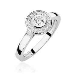 Pierścionek W460B Diament...