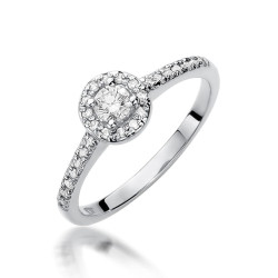 Pierścionek W477 Diament...