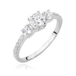 Pierścionek W483 Diament...