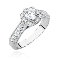 Pierścionek W495 Diament...