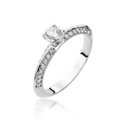 Pierścionek W518 Diament...