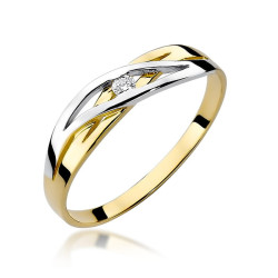 Pierścionek W156 Diament...
