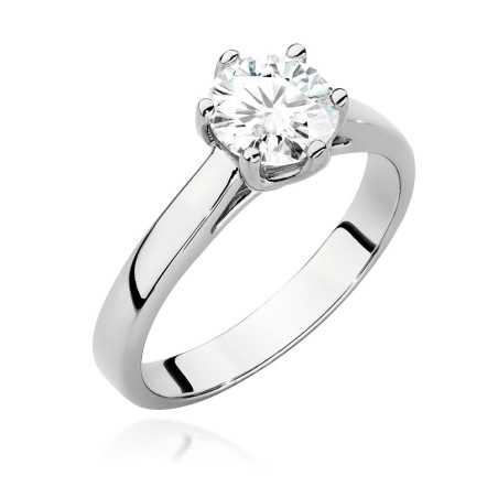 Pierścionek W540 Diament 1,00ct białe złoto