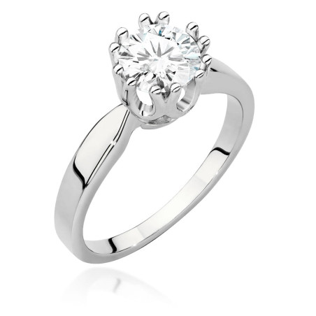 Pierścionek W541 Diament 1,00ct białe złoto