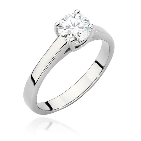 Pierścionek W544 Diament 0,70ct białe złoto