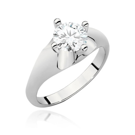 Pierścionek W545 Diament 1,00ct białe złoto