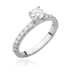 Pierścionek W546 Diament...