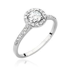 Pierścionek W551 Diament...