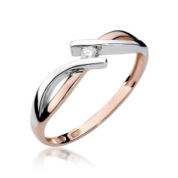 Pierścionek W191 Diament...