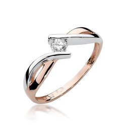Pierścionek W191B Diament...