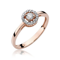 Pierścionek W238 Diament...