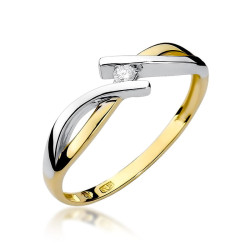Pierścionek W191 Diament...