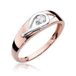 Pierścionek W253 Diament...