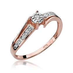 Pierścionek W269 Diament...