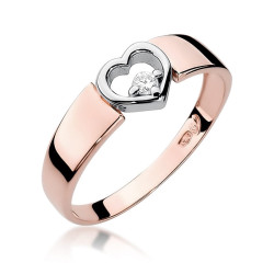 Pierścionek W276 Diament...