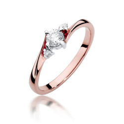 Pierścionek W346B Diament...