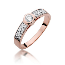 Pierścionek W389 Diament...