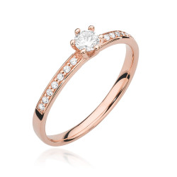 Pierścionek W459 Diament...