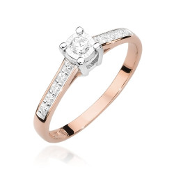 Pierścionek W474 Diament...