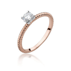 Pierścionek W525 Diament...
