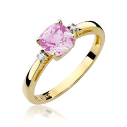 Pierścionek W003 Różowy...