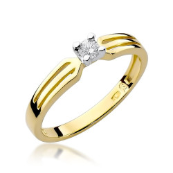 Pierścionek W226 Diament...