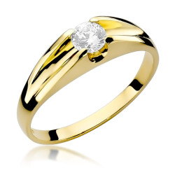 Pierścionek W233 Diament...