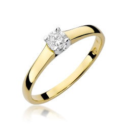 Pierścionek W239 Diament...